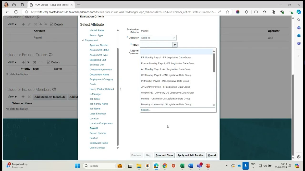 15 Oracle Fusion OTL