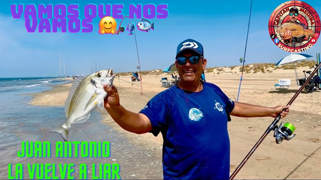 Juan Antonio la vuelve a liar ,qué racha madre mía .Videazo para los suscriptores .🤗🐟🎣