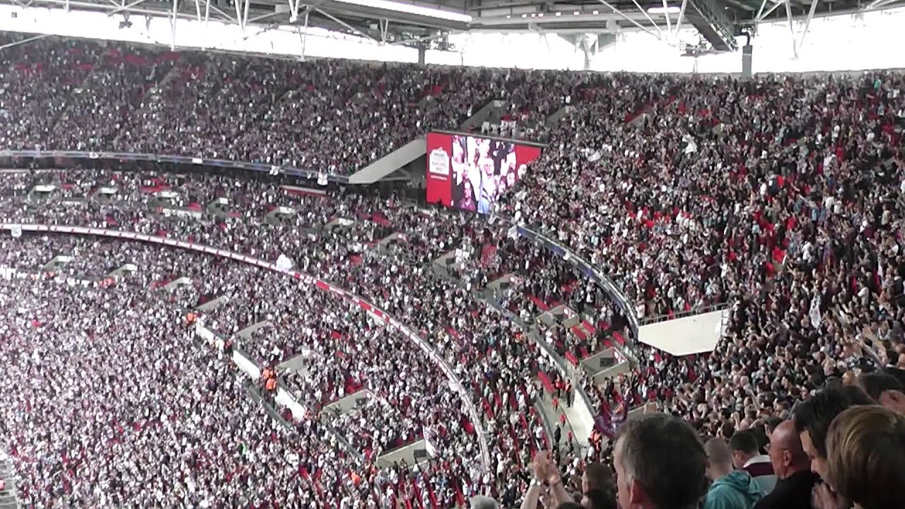 West Ham v Blackpool (2012 championship play-off final) - winning celebrations