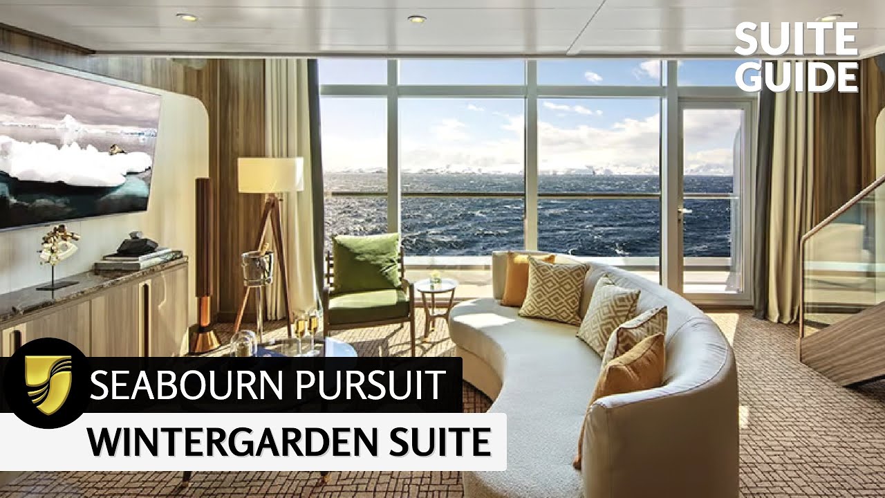 Seabourn Pursuit | Wintergarden Suite — полный обзор | 4K