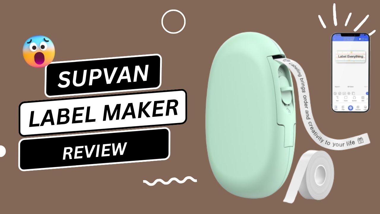 SUPVAN Label Makers E10: упрощенная печать этикеток через Bluetooth