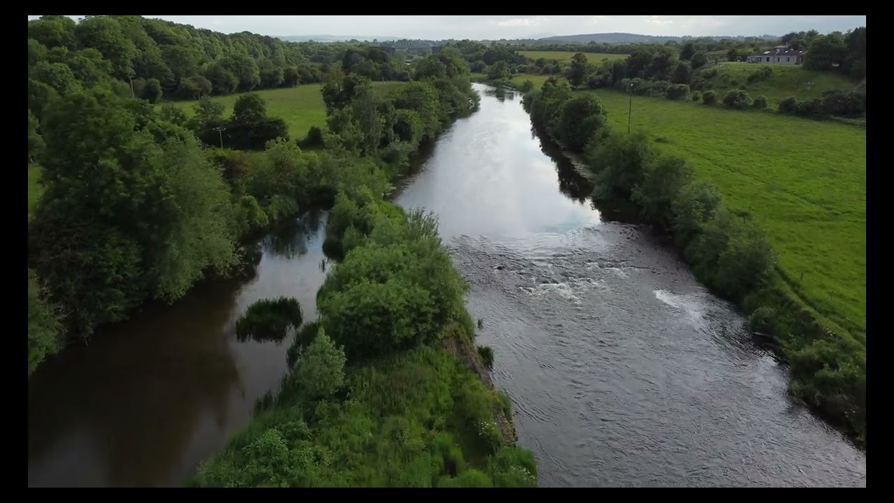 Thomastown Co  Kilkenny through an eye of a drone