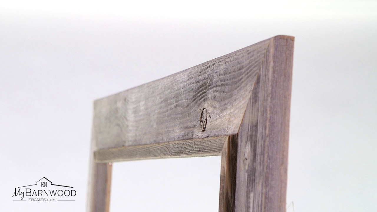 Western Rustic Style Barnwood Mirror
