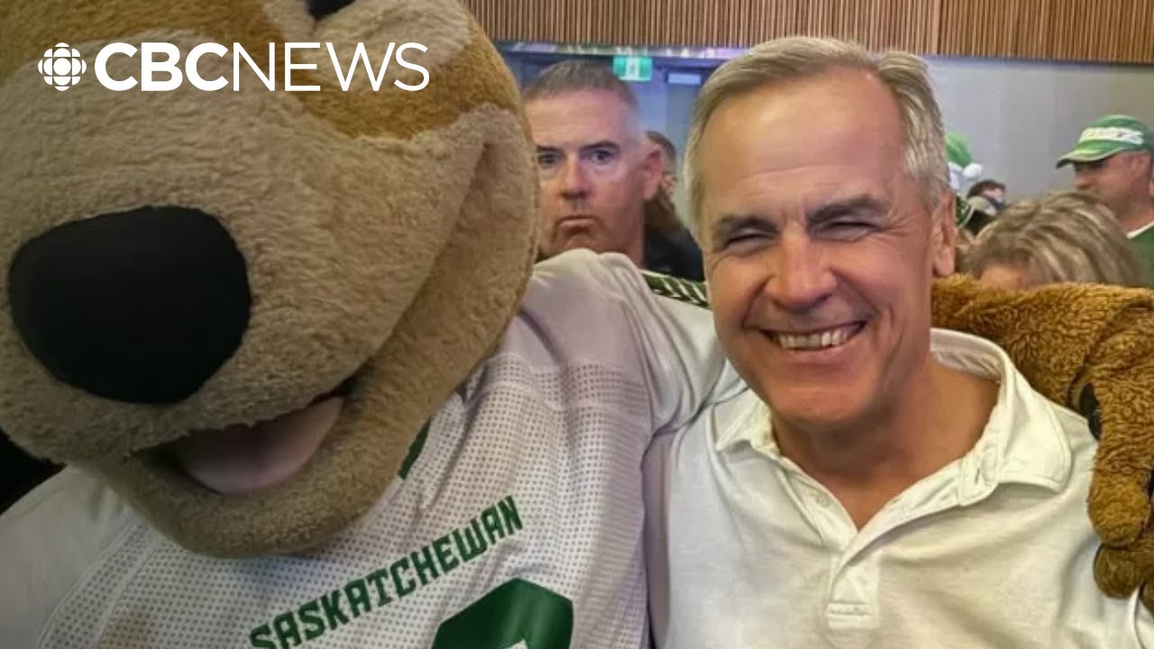 Prime Minister Mark Carney at 112th Grey Cup in Winnipeg