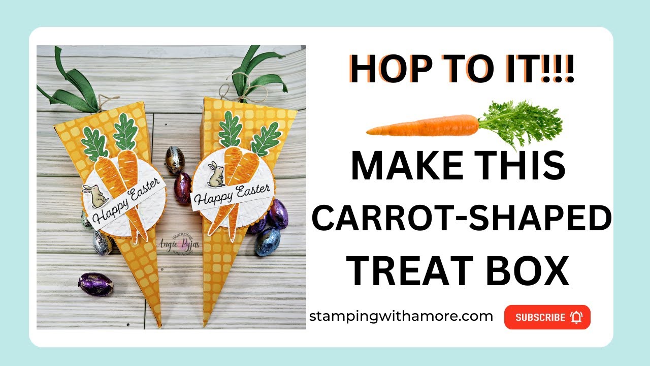 Put Smiles on the Easter Bunnies' Faces with this DIY Easter Surprise! ( a Carrot-Shaped Treat Box)