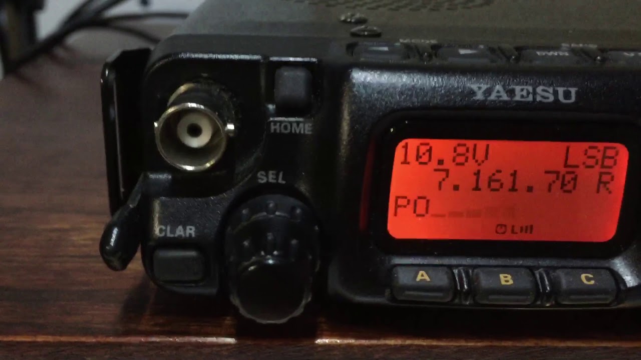 SotaBeams Speech Compressor and a Yaesu FT-817 QSO with KF4IZE