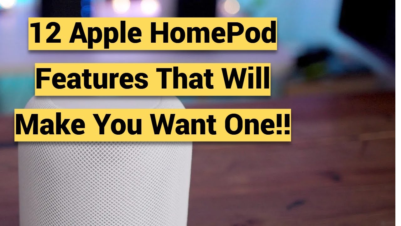 12 Apple HomePod Features That Will Make You Want One!!