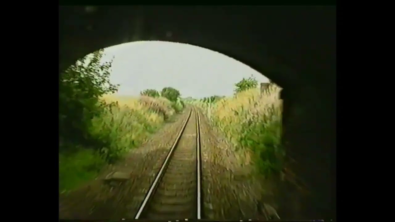 Class 156 DMU cab ride Carlisle to Dumfries 1996