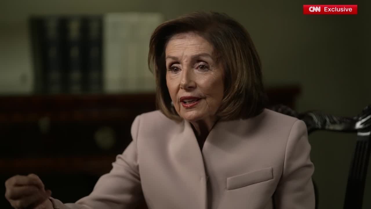 Nancy Pelosi comments on Donald Trump releasing Epstein files