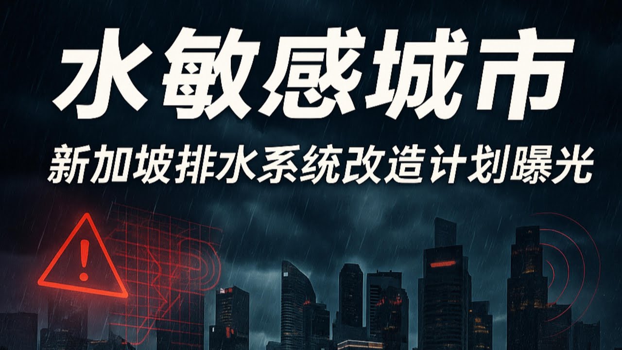 全球基建 No 1！”全球典范“新加坡排水系统2025–2030年改造计划曝光