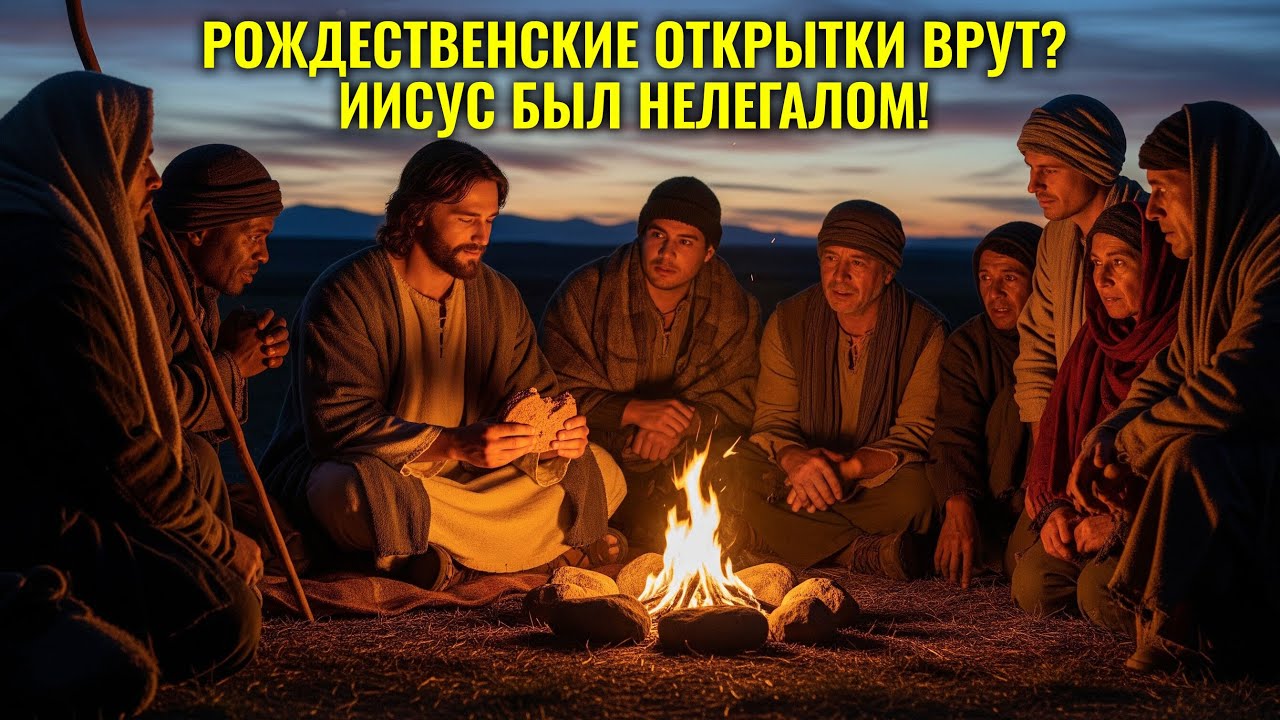 Рождественские открытки ВРУТ? Иисус был нелегалом!