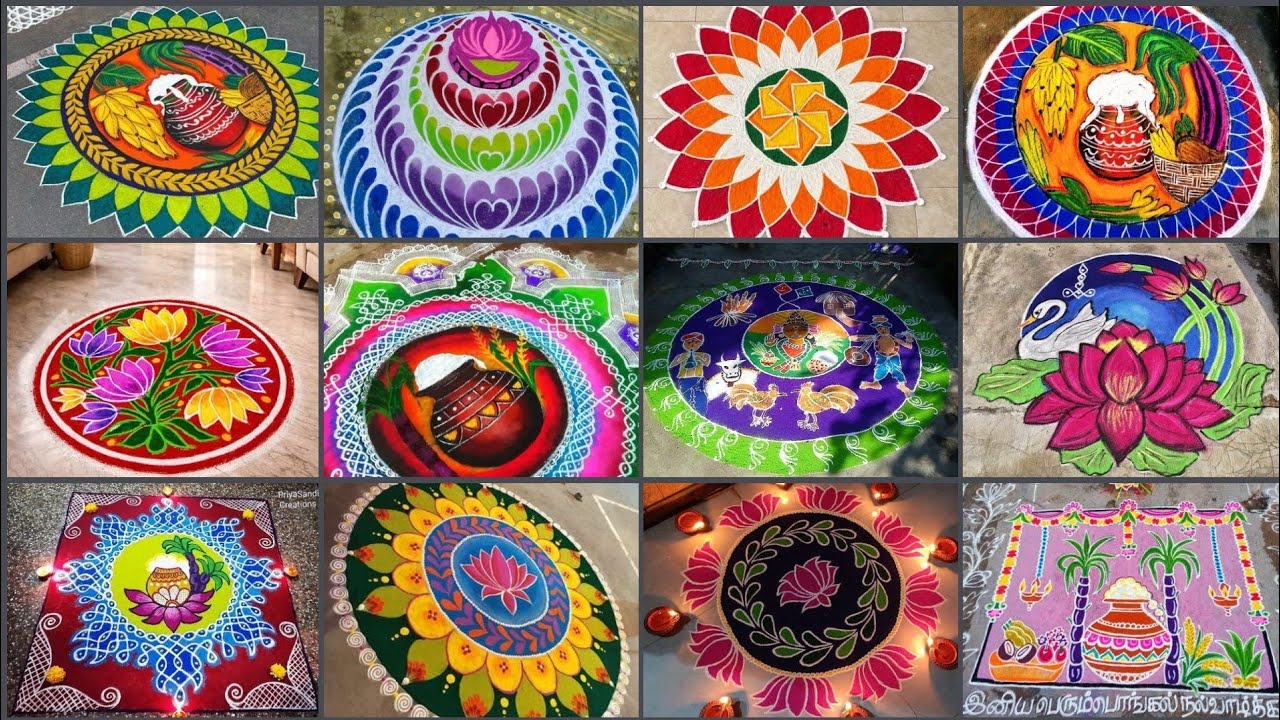 sankranthi muggulu 2026 | Pongal rangoli designs 2026 | bhogi kundala muggulu | Pongal kolam 2026