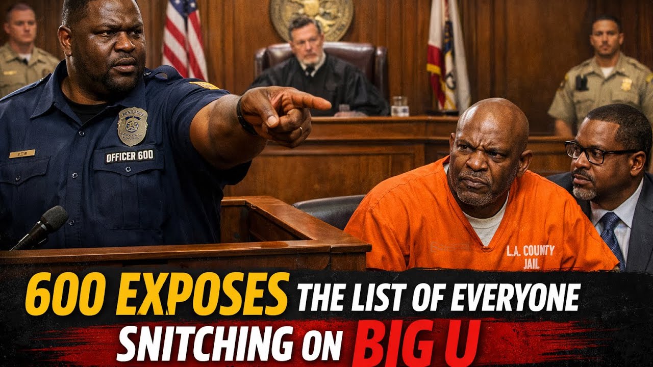 600 EXPOSES THE LIST OF PEOPLE SNITCHING ON BIG U: 600 IS TRYING TO DESTROY THE R60S CRIPS 