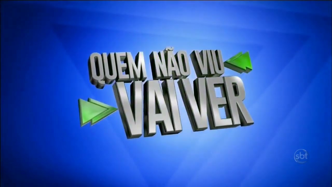 (MONTAGEM/HD) Vinheta De Abertura Completa | Quem Não Viu Vai Ver | SBT (2014)