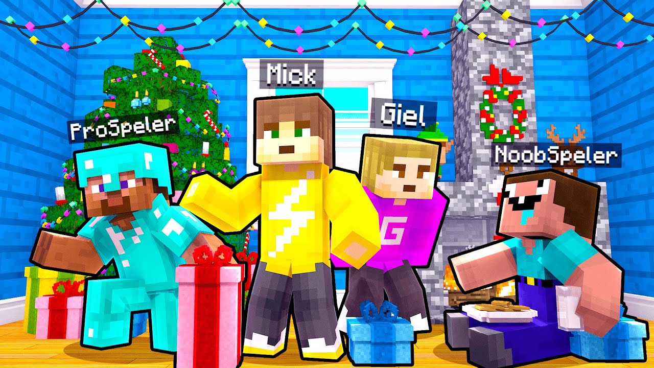 Wij Vieren Kerst In Minecraft (Survival)