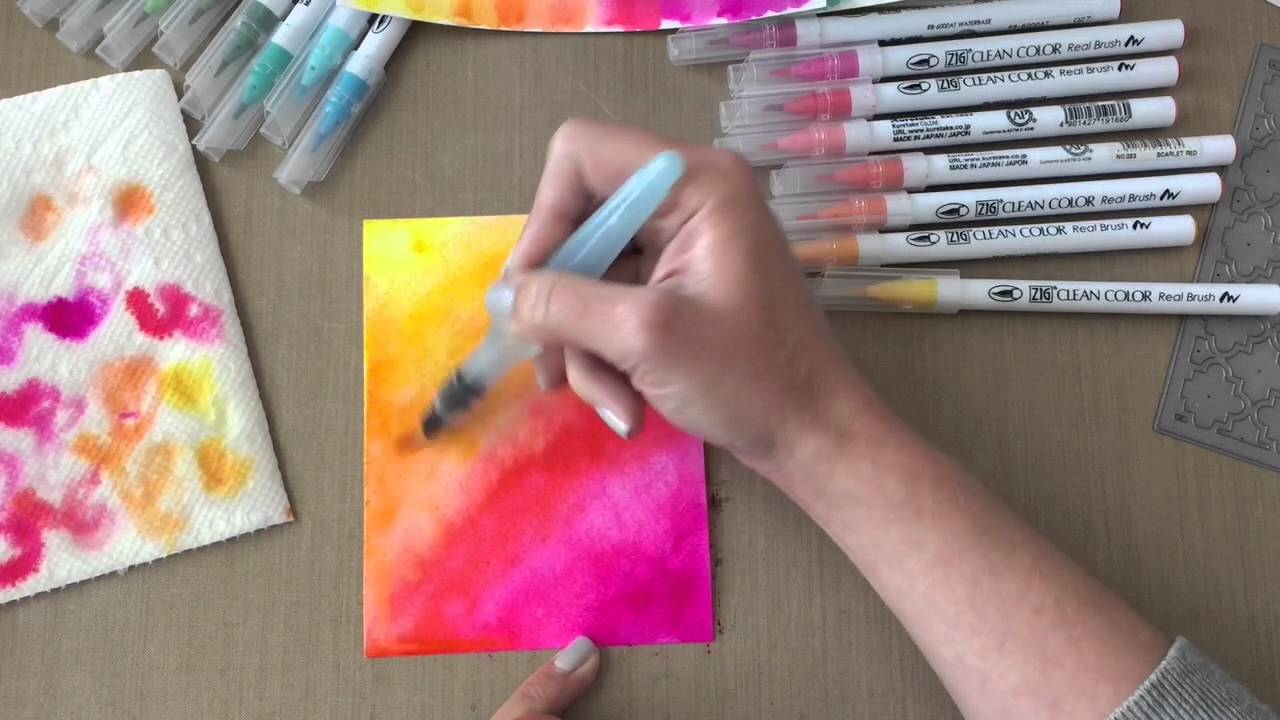 Make It Monday #251: Gradient Watercolor Die Cuts