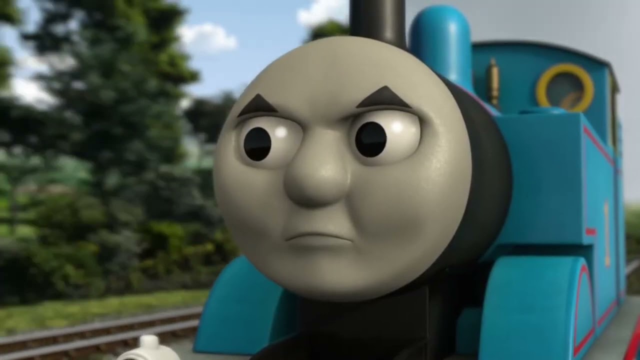 Hero Of The Rails Spencer chases Thomas (But with Finding Nemo music)