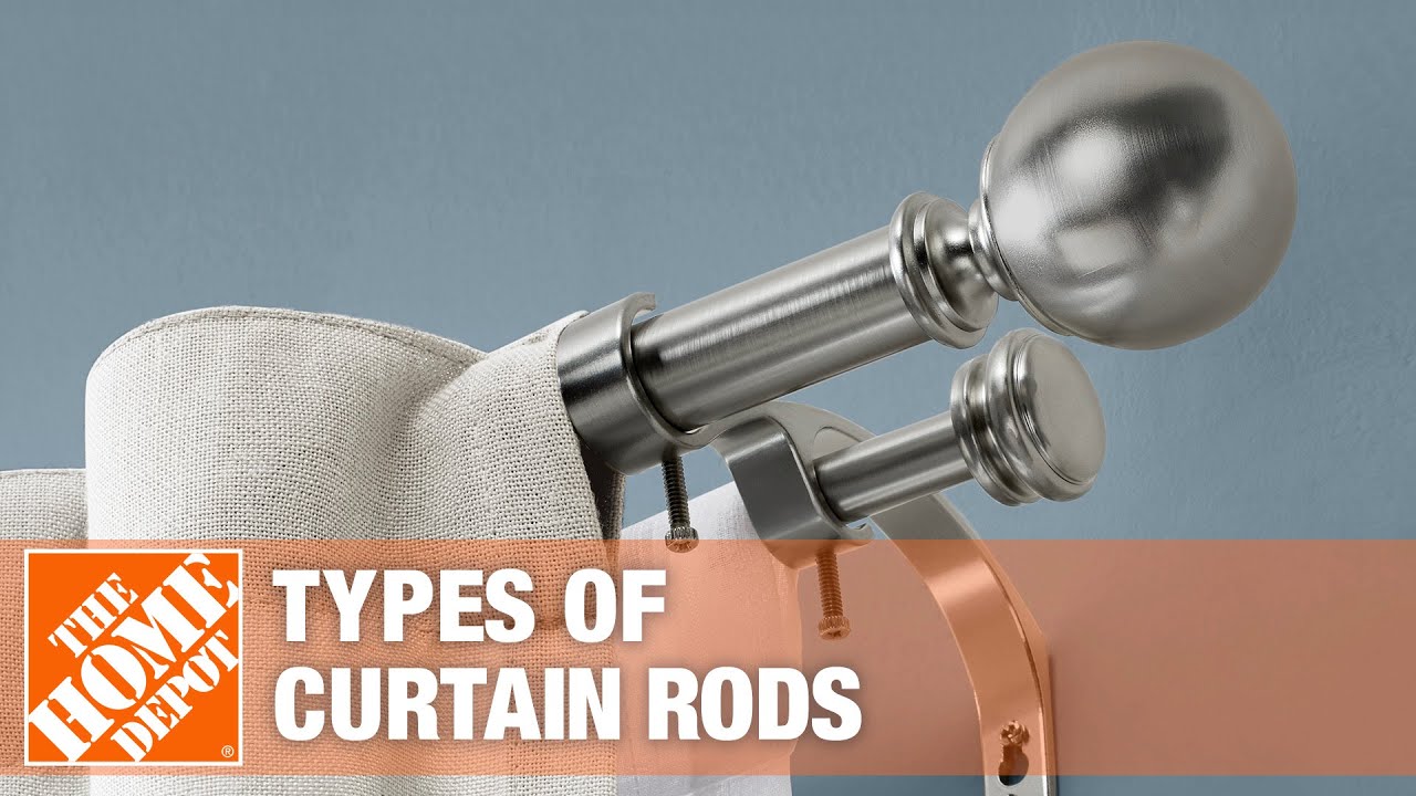 Types of Curtain Rods | The Home Depot