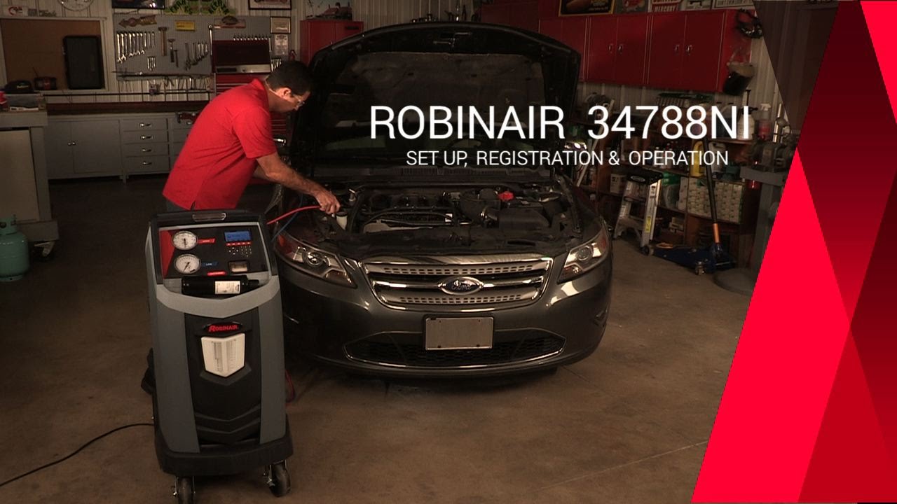 Robinair 34788 NI Set Up