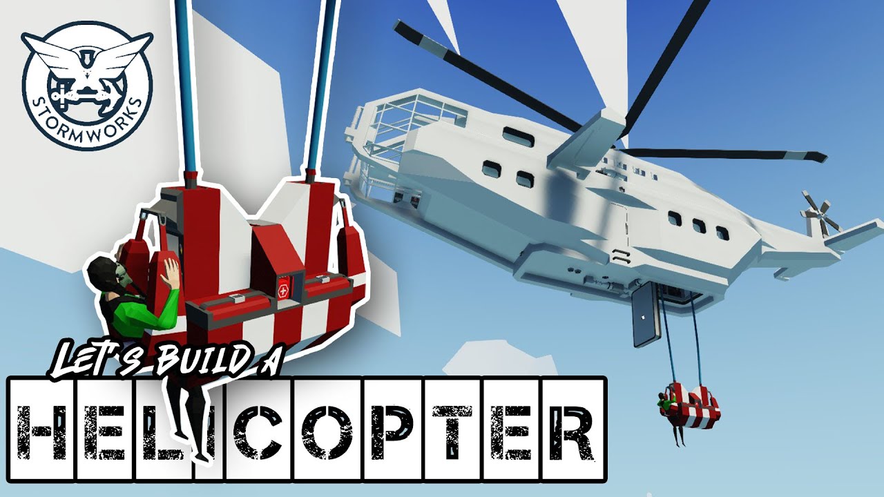 Super Harness Installed! Building the Ultimate Rescue Helicopter! Stormworks