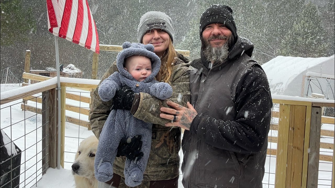 The Winter Storm Has Arrived On Our  Offgrid Tennessee Homestead 