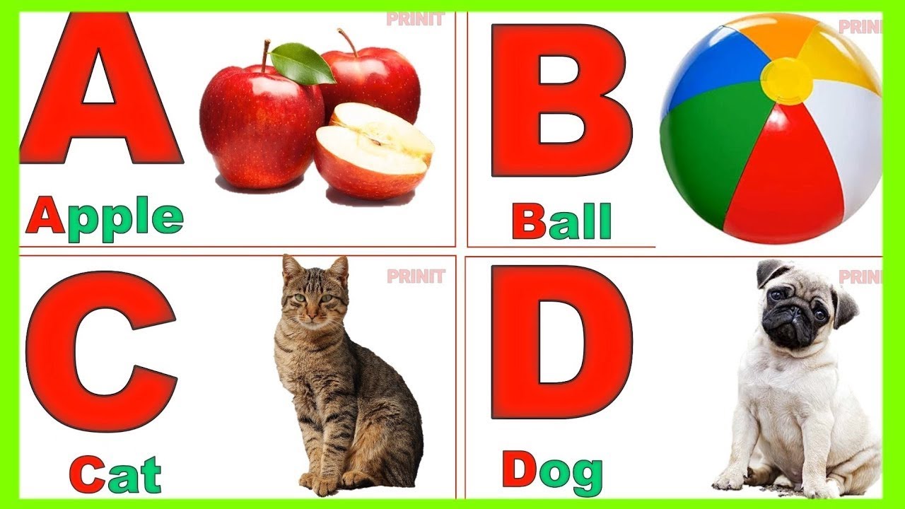 English alphabet |Learn Alphabet A to Z | ABC Preschool Book Learning A for APPLE Phonetics