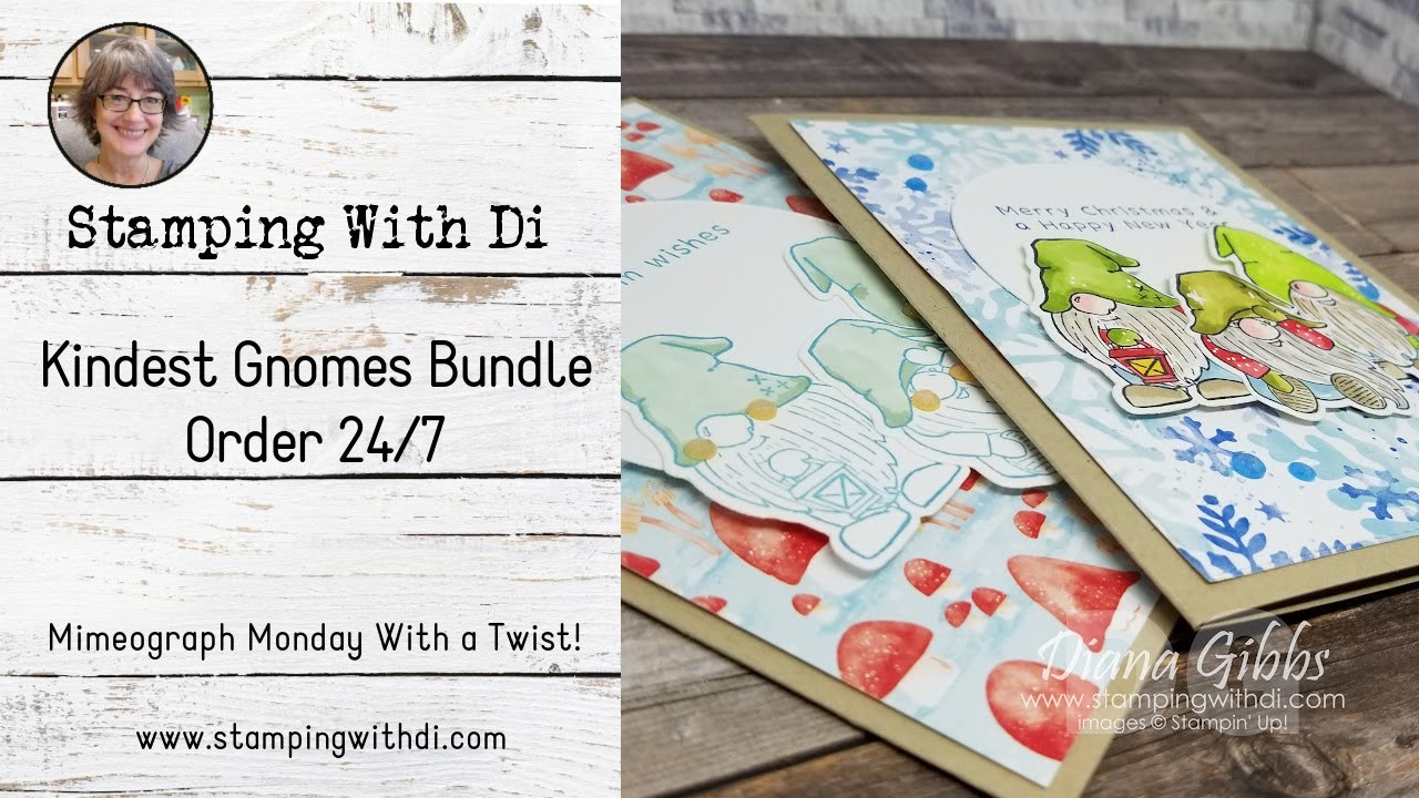 🔴Kindest Gnomes Bundle - Mimeograph Monday With a Twist! | Stampin' Up!