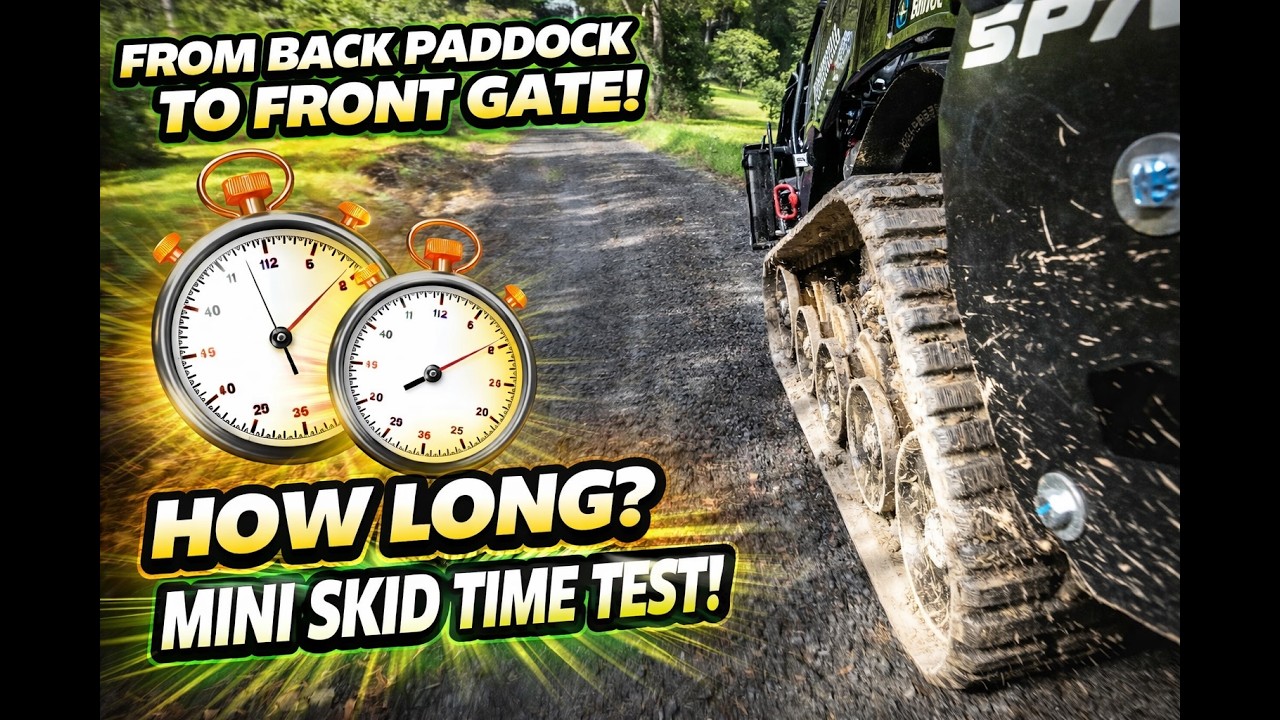 From Back Paddock to Front Gate | Mini Skid Time Test