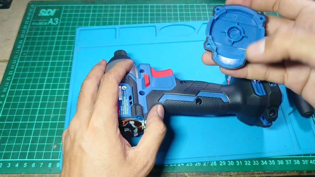 Bongkar dongcheng impact driver DCPL 165 z - dongcheng teardown