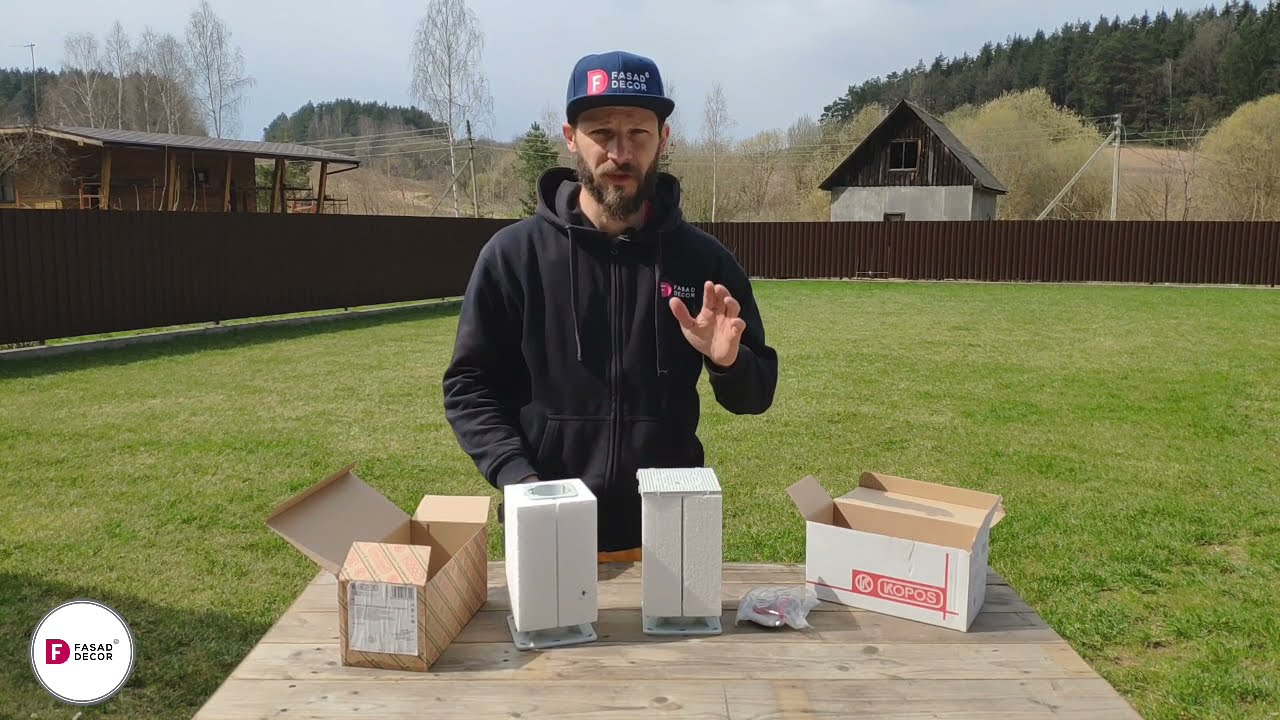 Kopos на фасаде.