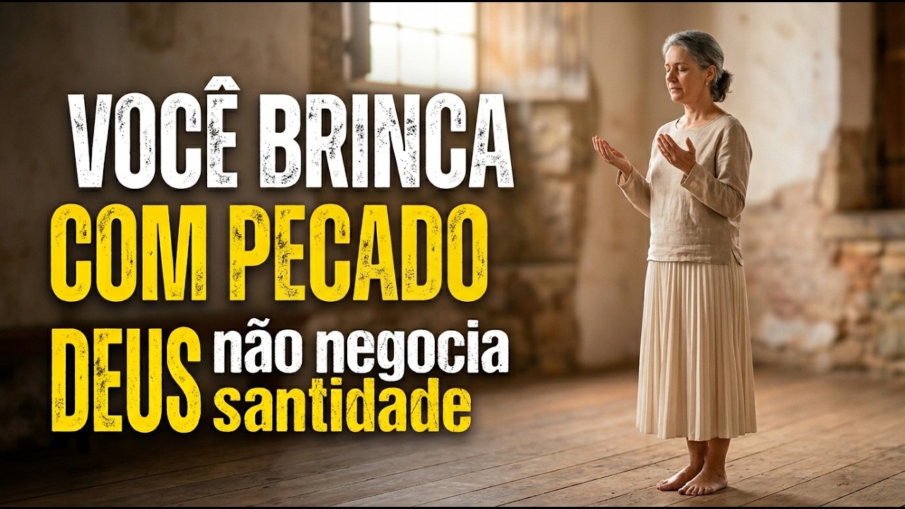 Você Brinca com PECADO e Ainda Espera a APROVAÇÃO de Deus? Acorde Agora!