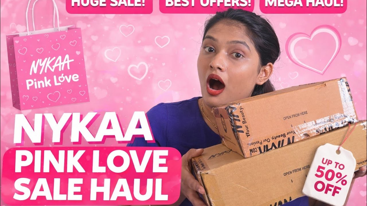 #Nykaa Pink Love Sale Haul | What I Bought on Sale 🛍️ Haircare + Skincare