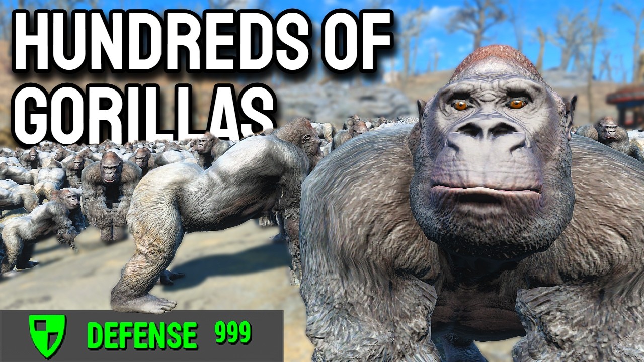 I Created An Army Of Gorillas In Fallout 4