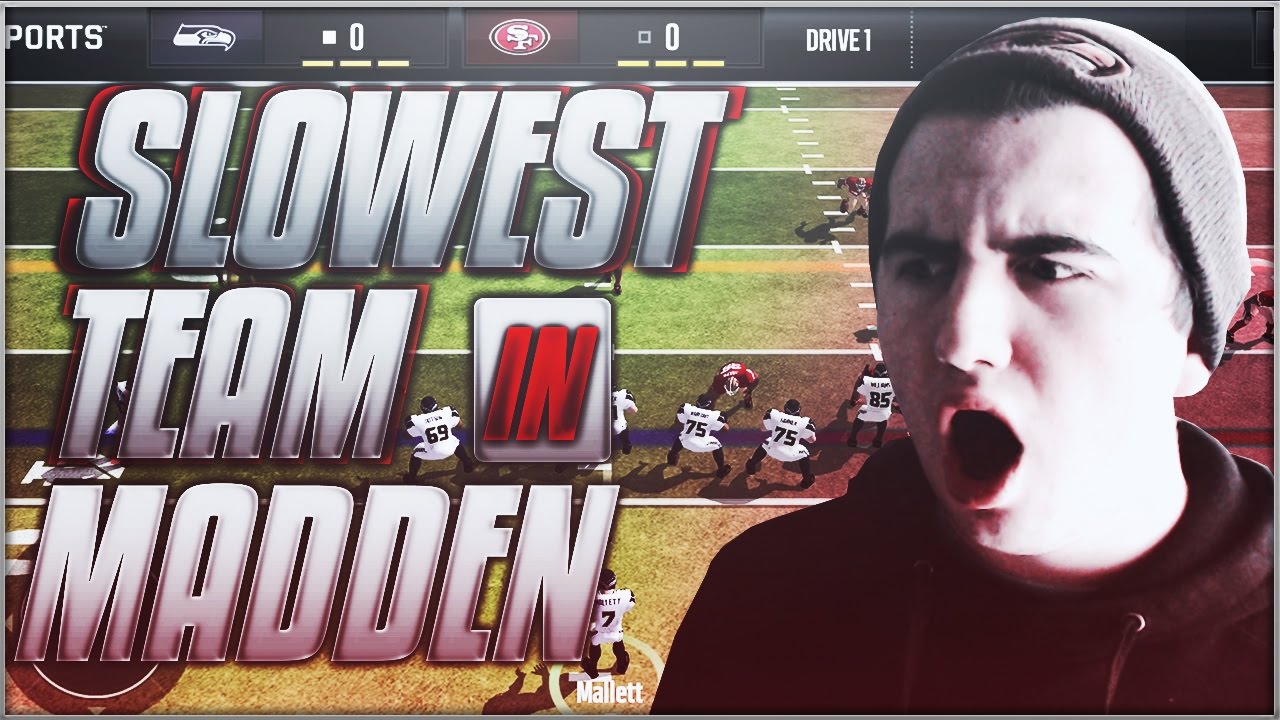 SLOWEST TEAM IN MADDEN MOBILE?! INSANELY TERRIBLE SPEED. LEGENDARY GAMEPLAY.