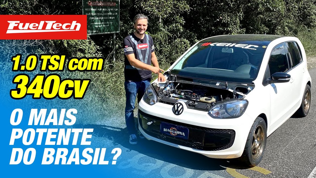Tudo sobre o Up TSi com 340cv e FuelTech FT550!