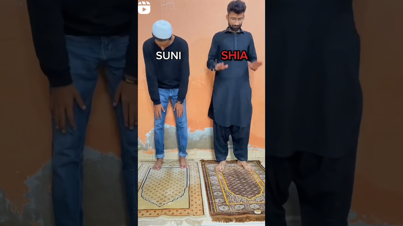 Sunni vs Siya namaz forms❤️ #shorts