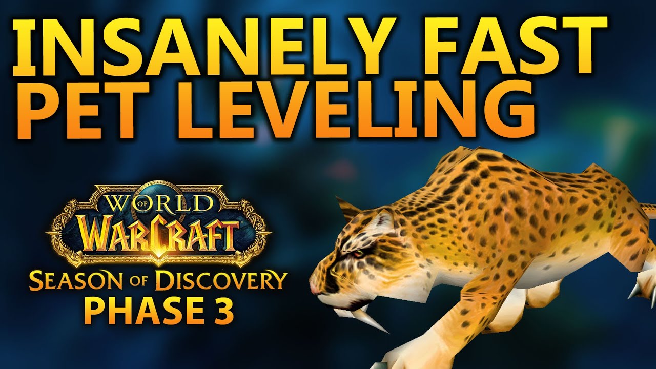 Level Hunter pets FAST in Phase 3 | Season of Discovery | Jeiku Living Flame NA