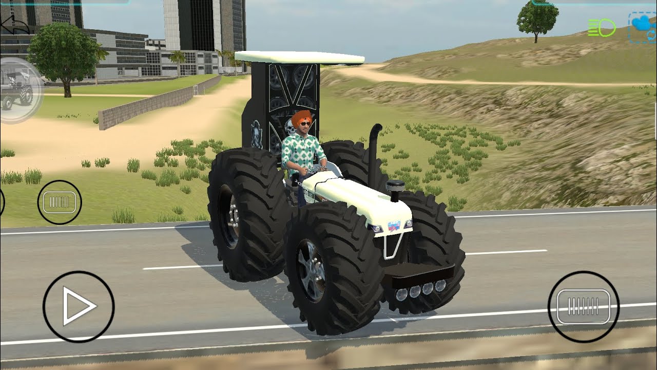 Tractor  Driving 🚜 #tractorgame #gaming 