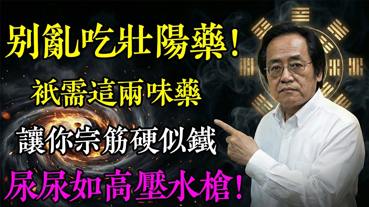 倪海廈：停止亂吃壯陽藥！陽痿早洩是它出了問題，這兩方可從根源逆轉！讓你重振雄風，找回自信！#倪海厦 #中醫養生 #陽痿早洩 #壯陽 #經方中醫