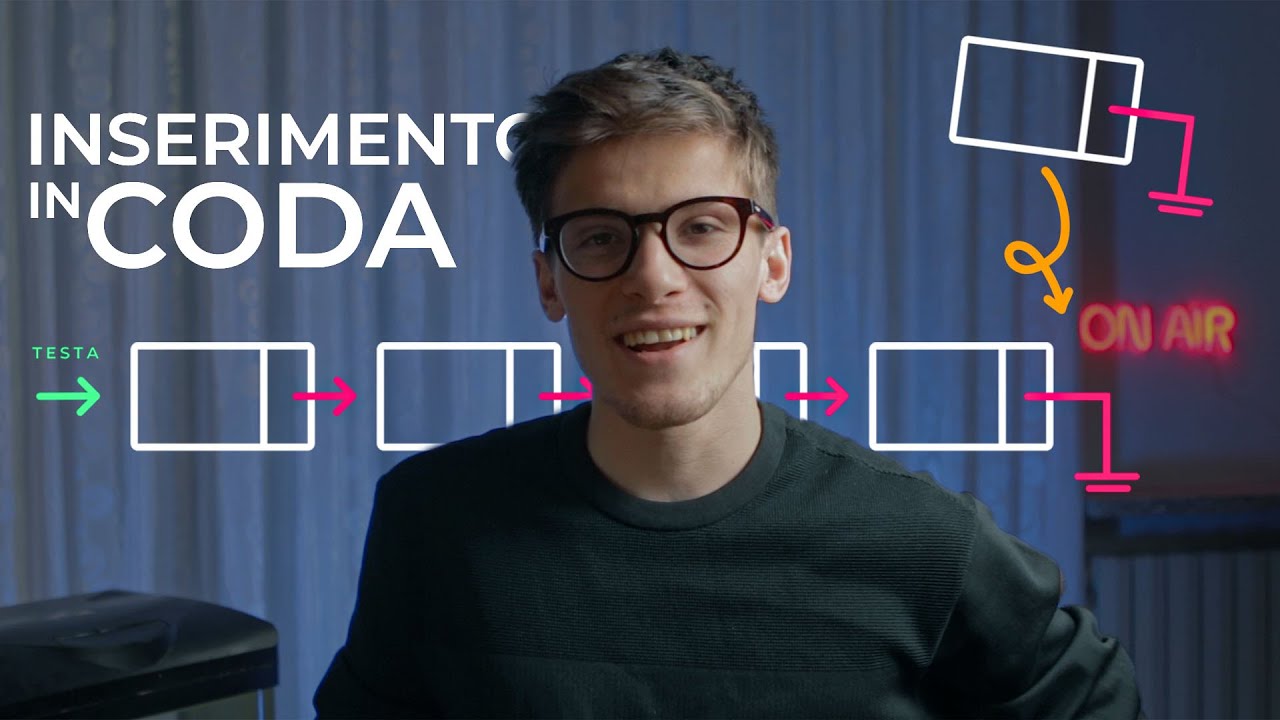 Liste Dinamiche – Inserimento in coda (con ANIMAZIONI)  | PROGRAMMAZIONE C