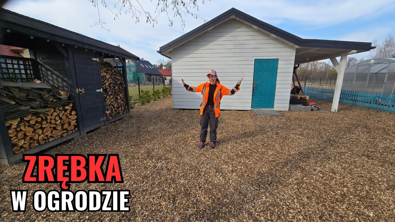 Zrębka w ogrodzie. Ziemia do grządek za darmo
