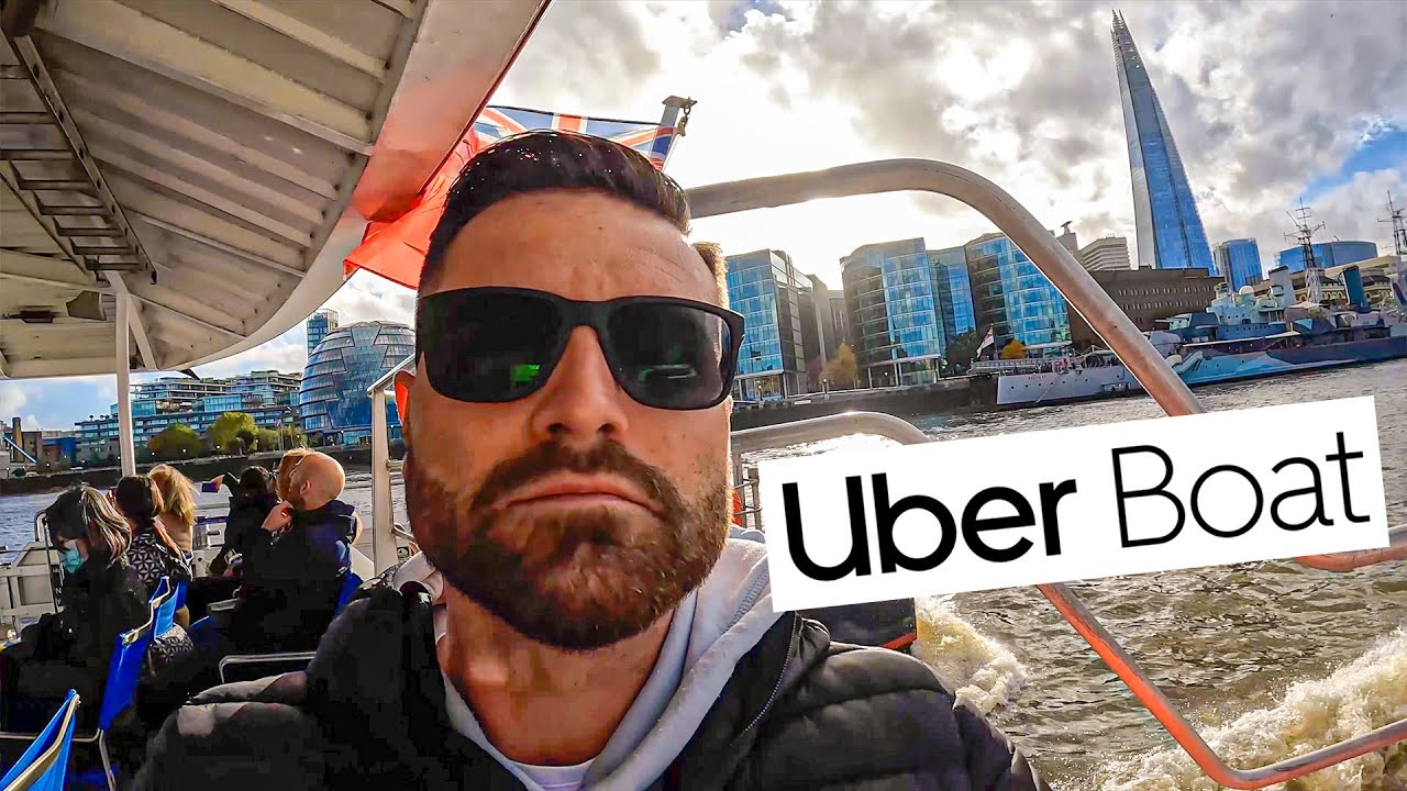 UBEROM NA LODI PO RIEKE V LONDÝNE | Londýn vlog 2021 4K | Deň 3 časť 1