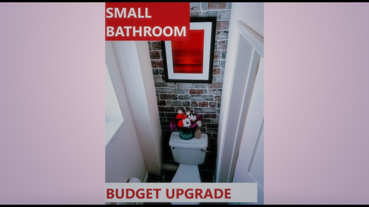 TIPS FOR STYLING A SMALL TOILET | ORGANISE RENTAL TOILET ON A BUDGET | DIY SMALL TOILET MAKEOVER