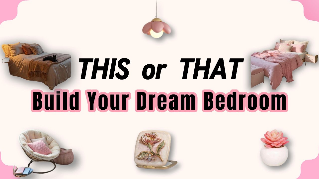 Build Your DREAM Bedroom 🎀✨🛏️  | This or That ( Aesthetic Edition ) #Part 3 #thisorthat #fypシ