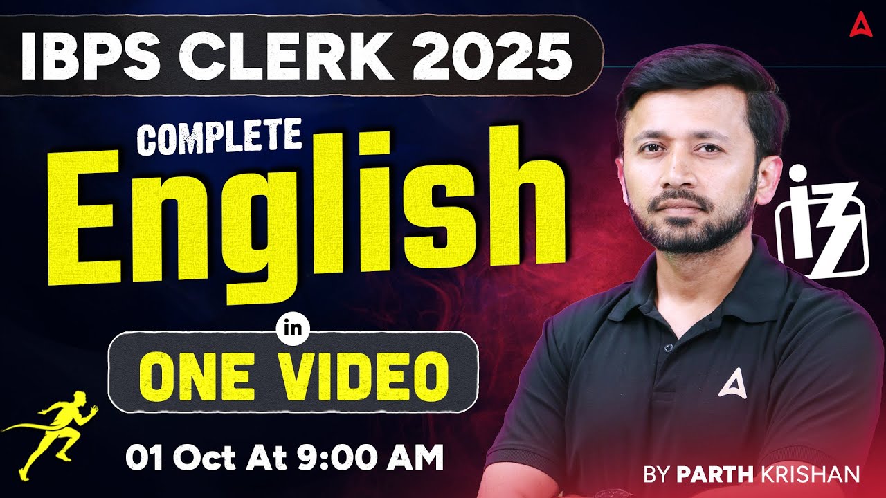 IBPS Clerk 2025 English| Complete IBPS Clerk Prelim English | English Expected Question