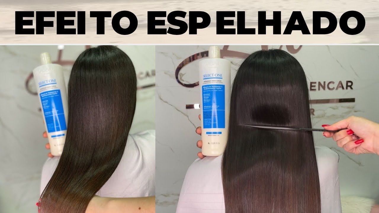 Progressiva sem formol - Como deixar efeito espelhado? Select One Prohall
