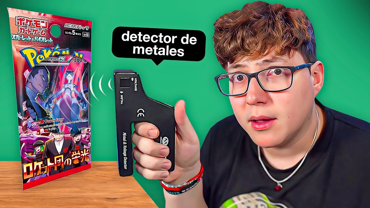 Usé un DETECTOR de METALES para abrir SOBRES de POKEMON
