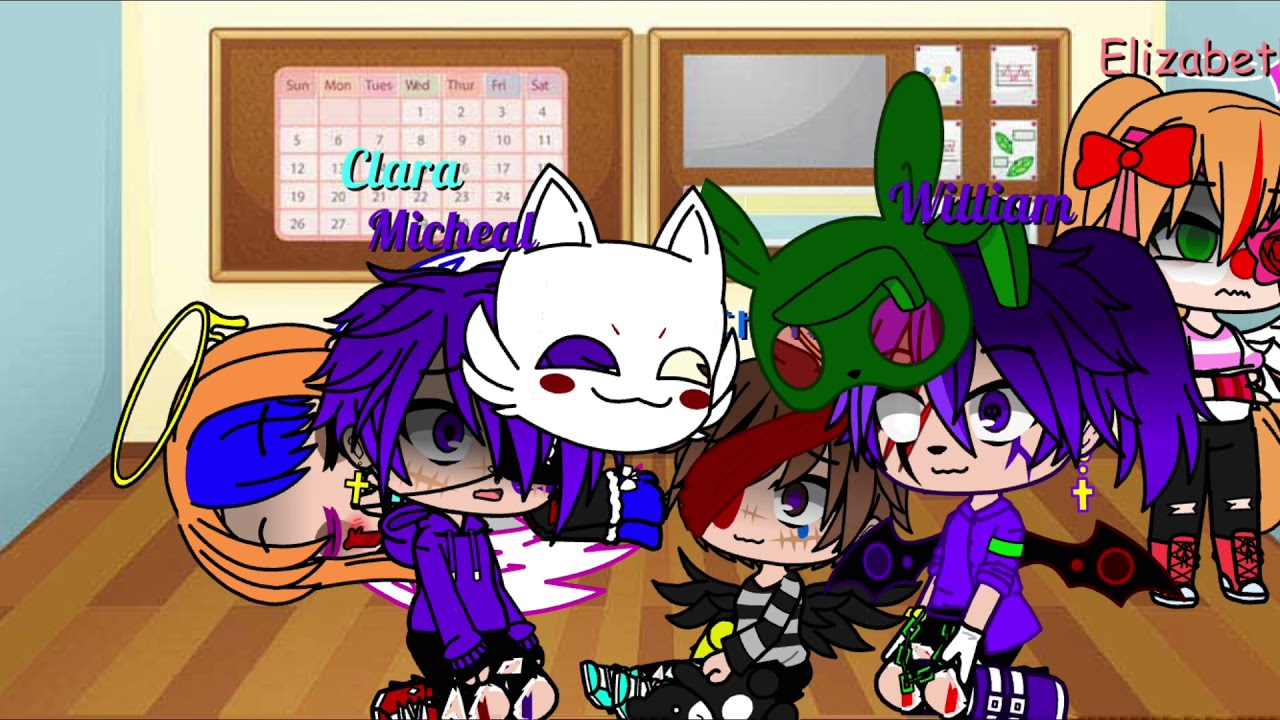 Afton Family Reunion pt 2 William x Clara, Mike x Vanny