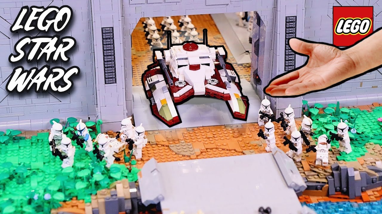 We built a LEGO CLONE BASE MOC in 30 Days... Republic Fortress Delta Collaboration Walkthrough