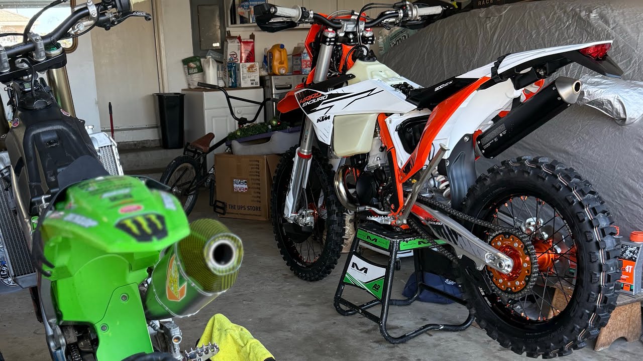 FIRST OIL CHANGE - 2026 KTM 300 XCW Hardenduro 🍊